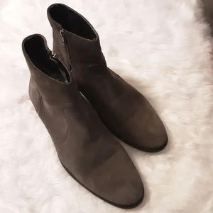 Mens Grey Booties